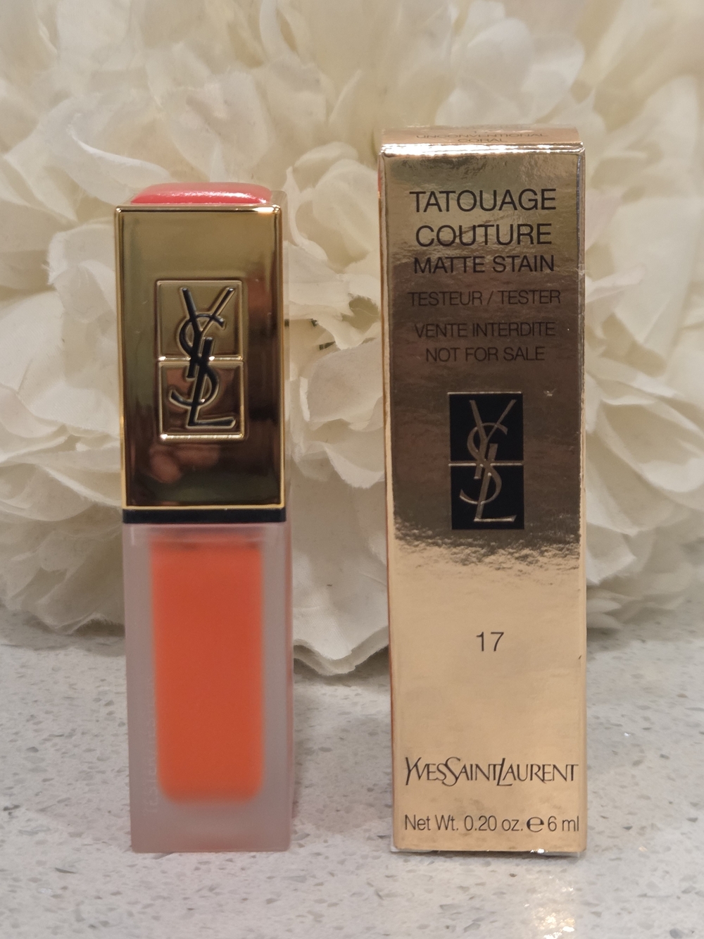 Yves Saint Laurent Tatouage Couture Matte Stain - 17 Unconventional Coral